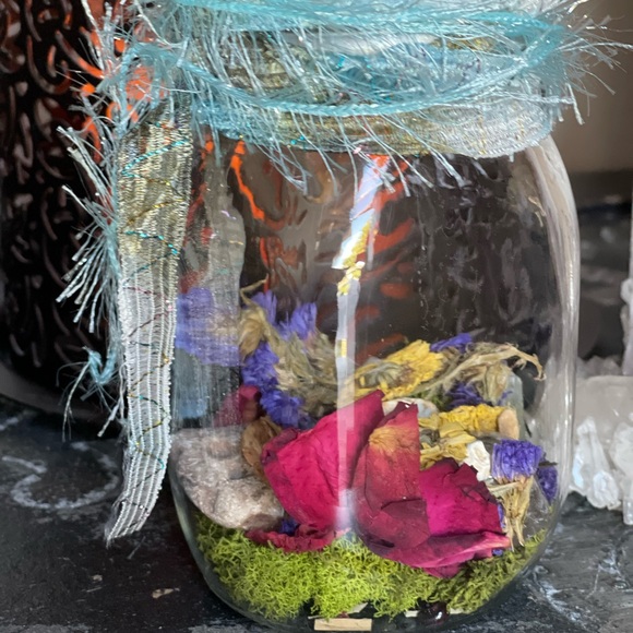 Blue Mixed Media Art - Picture 4 of 7